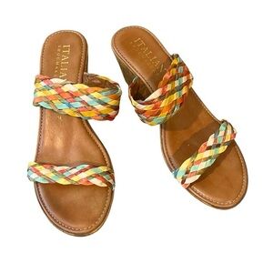 Italian shoemaker Size 9 Wedge Sandals